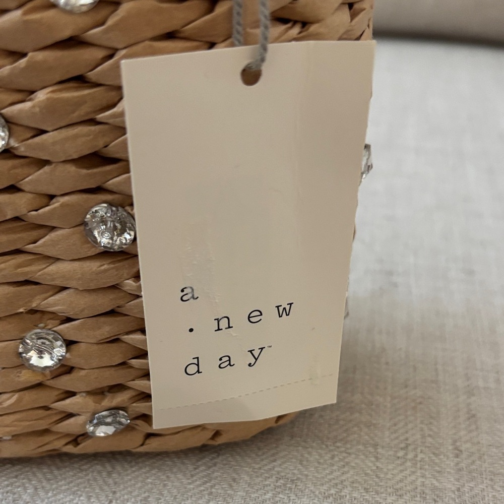 A New Day Tan Tote with Silver Embellishments - Picture 4 of 4